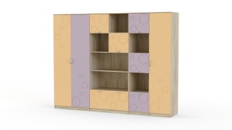 Детская стенка Спринт 1-07 BMS для девочек