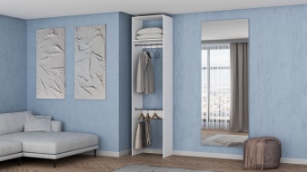 Стеллаж для одежды Мирта 30 BMS для дома