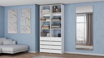 Стеллаж для одежды Мирта 40 BMS для дома