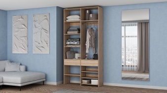 Стеллаж для одежды Мирта 81 BMS для дома