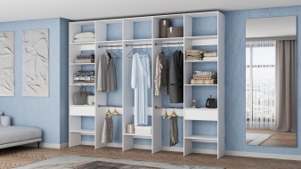 Стеллаж для одежды Мирта 70 BMS для дома