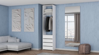 Стеллаж для одежды Мирта 32 BMS для дома