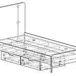 Схема сборки Кровать Бронкс 22 BMS