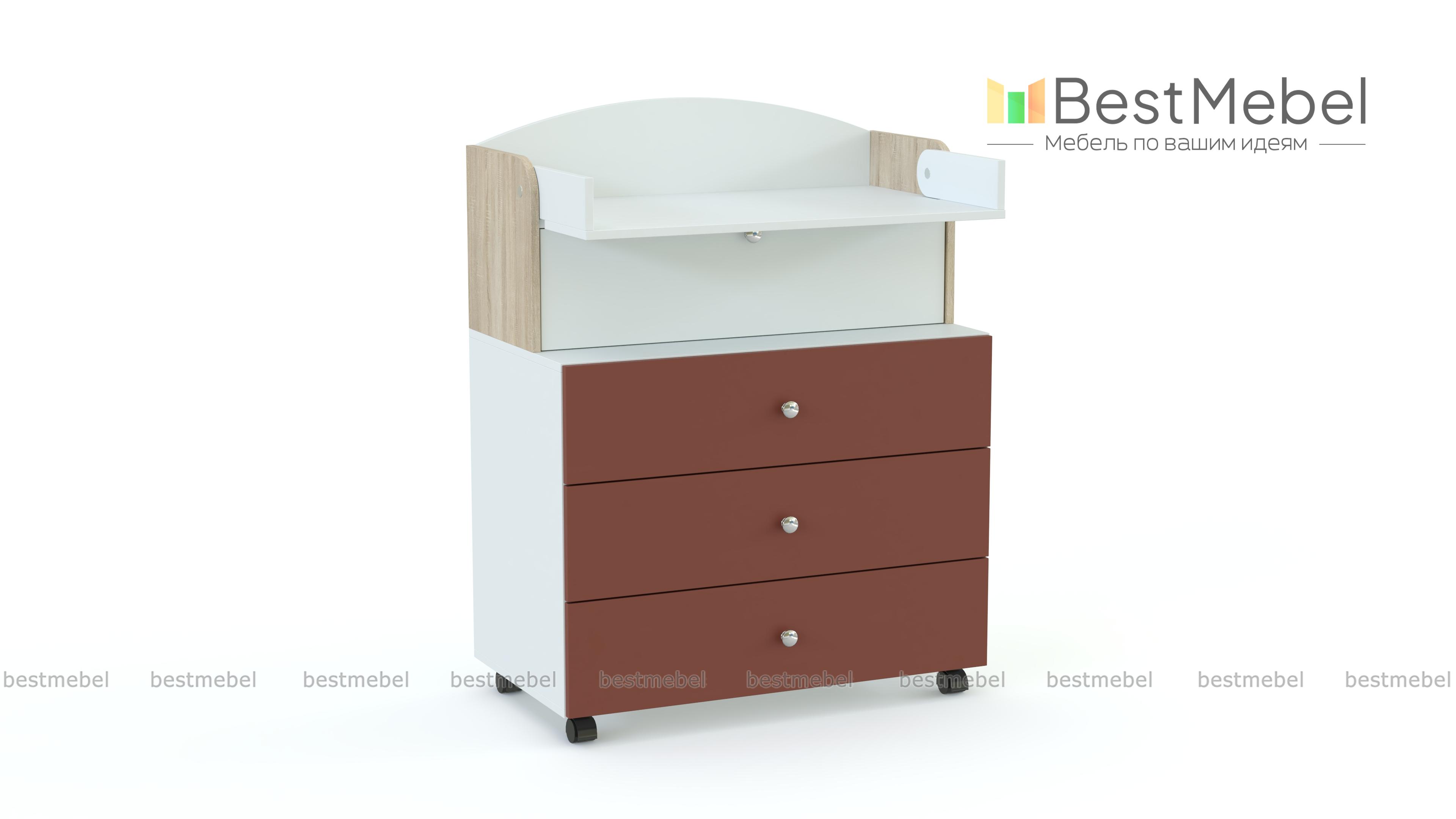 Пеленальный комод Анкор 6 BMS - Фото