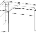 Схема сборки Письменный стол Успех 2 ПМ-184.05 BMS
