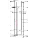 Шкаф распашной Остин Нео 12 BMS