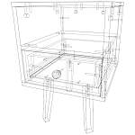 Схема сборки Тумба прикроватная Глория 16 BMS
