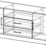 Схема сборки Тумба под ТВ Гаурон №1.1 BMS
