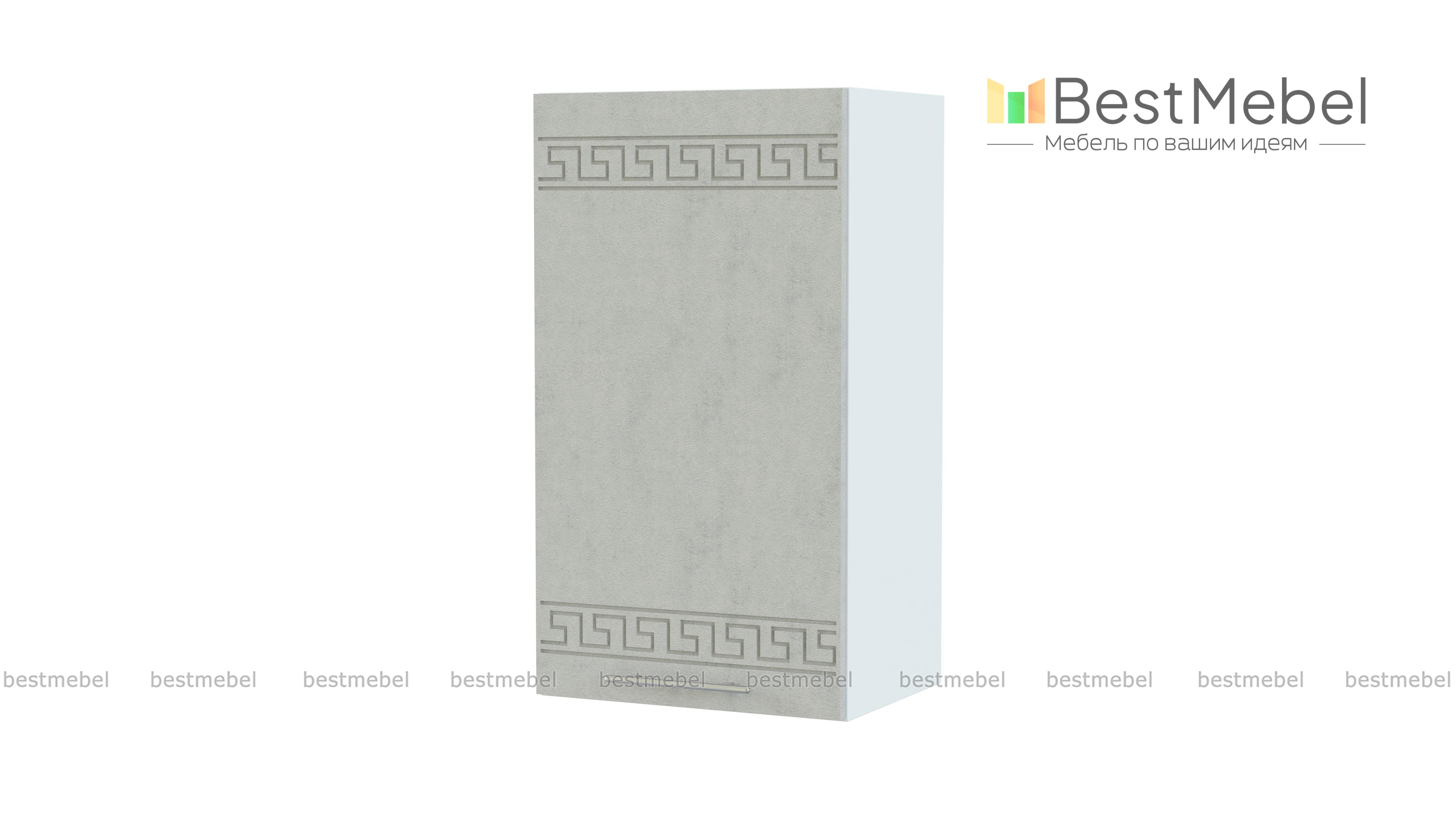 Шкаф навесной 1 дверь Греция BMS - Фото