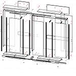 Схема сборки Шкаф-купе Оскар 14 BMS