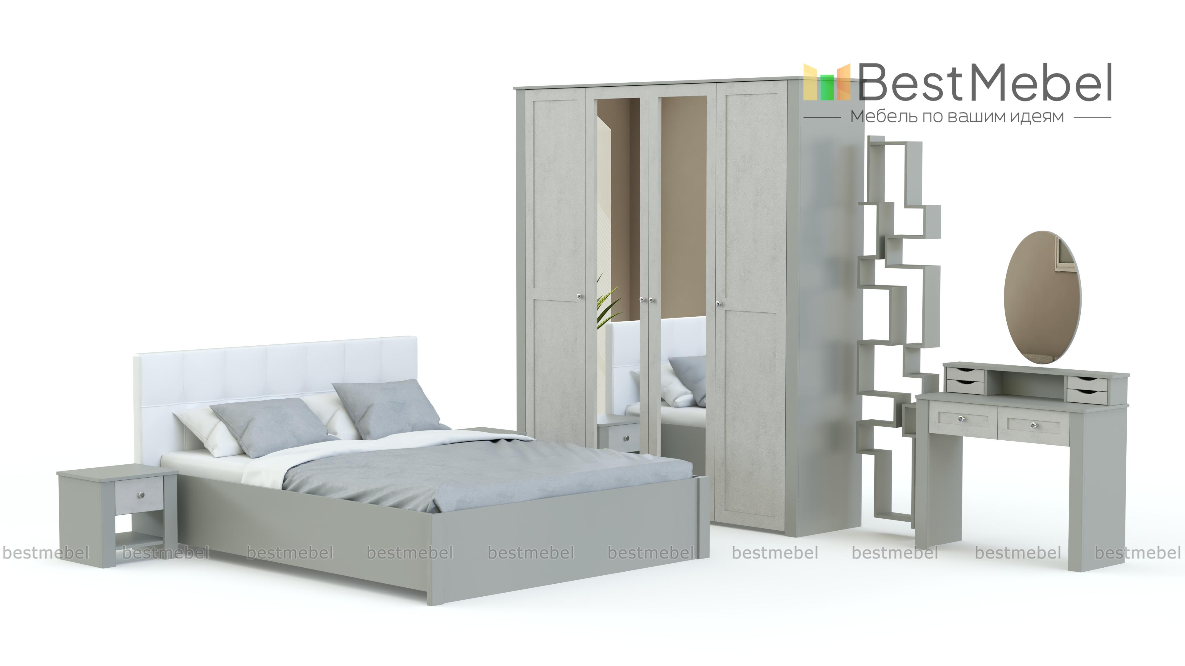 Спальня Бриз комплектация 2 BMS - Фото