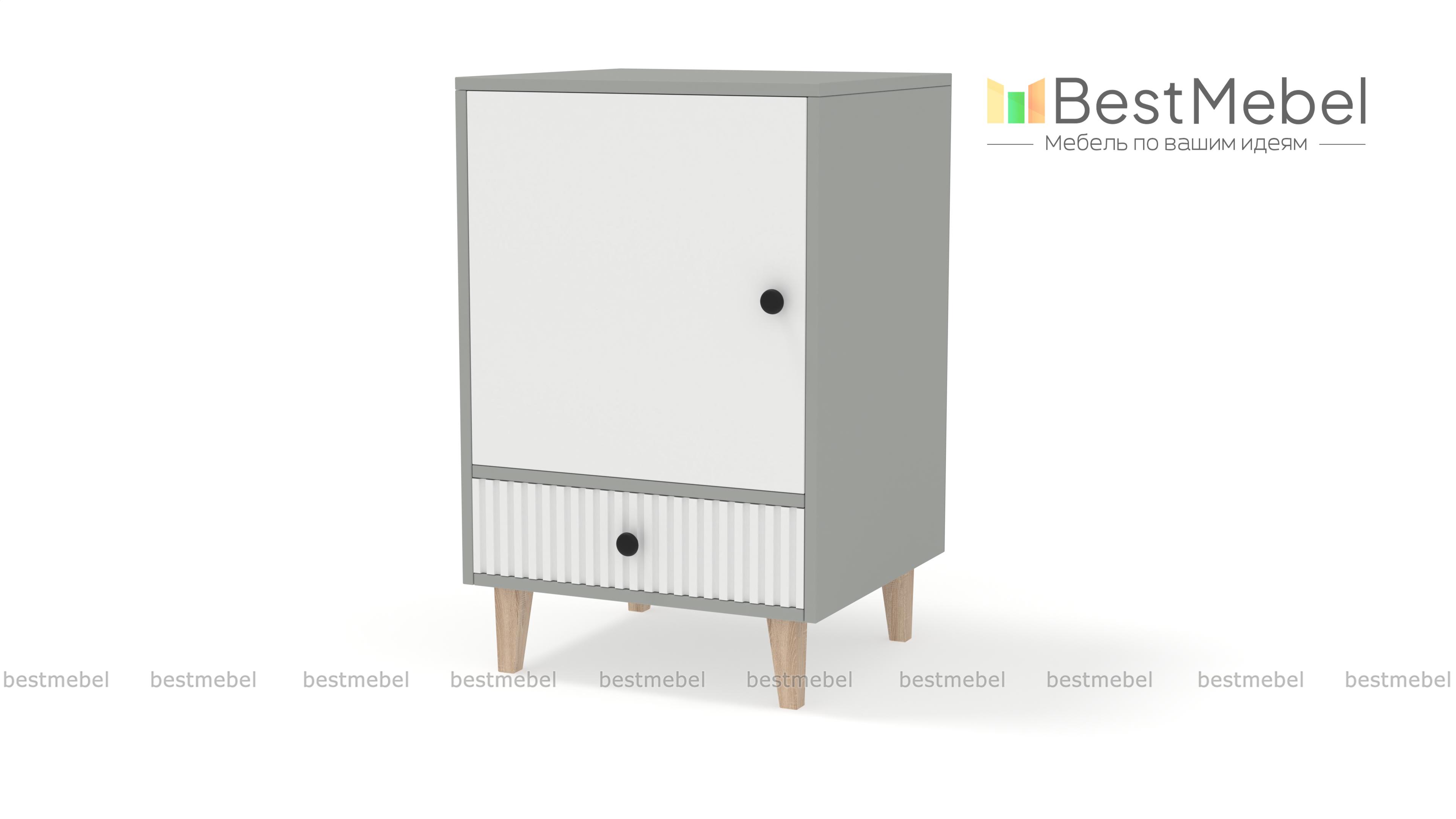 Тумба прикроватная Брукс 3 BMS - Фото