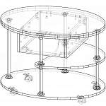 Схема сборки Стол журнальный Бьянка 9 BMS