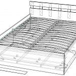 Чертеж Кровать Сити BMS