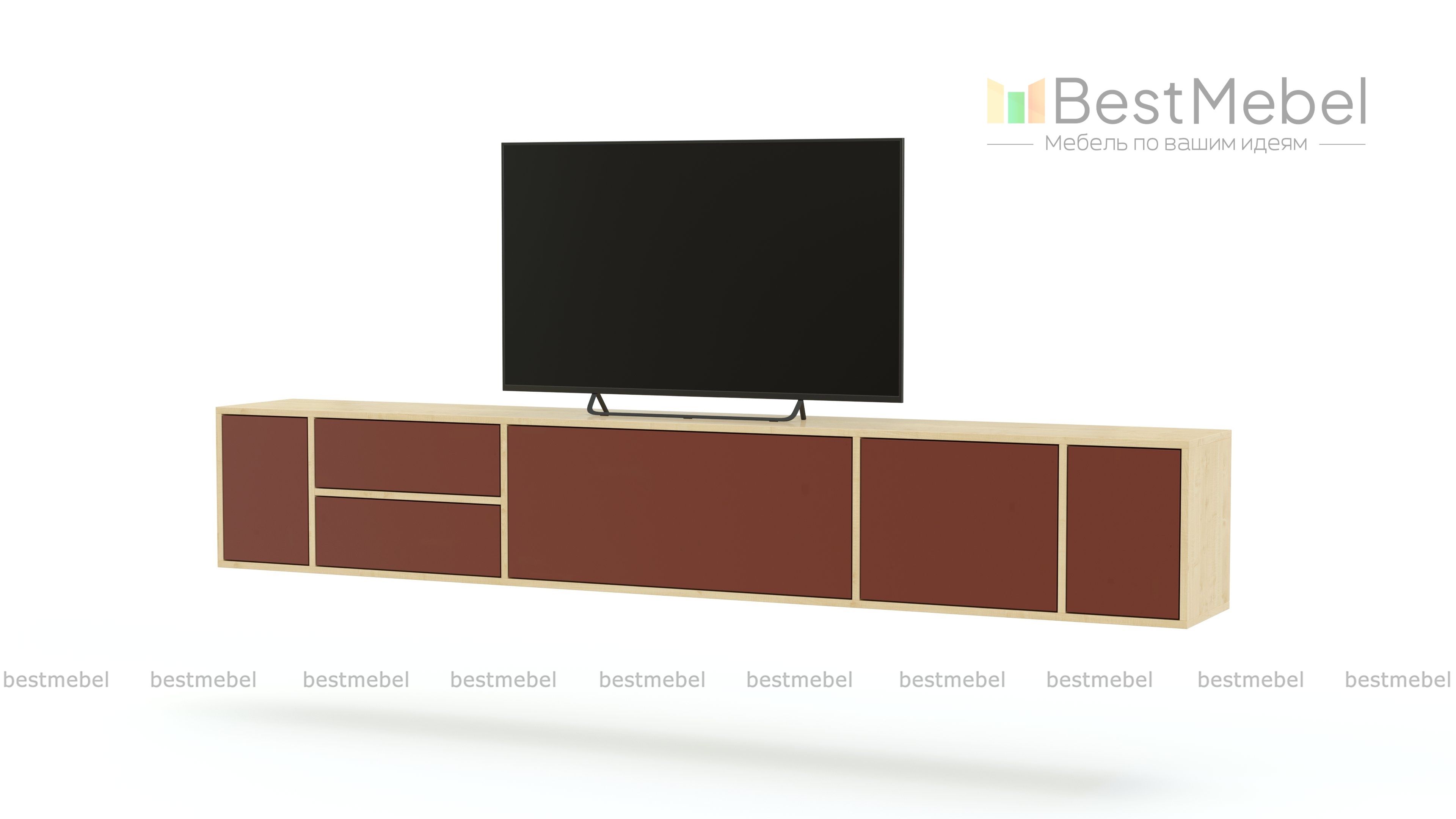 Тумба под ТВ подвесная Лори №16 BMS