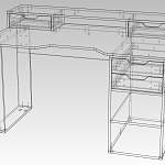 Чертеж Геймерский стол Слип-8 BMS
