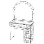Схема сборки Туалетный столик Ванесса 35 BMS