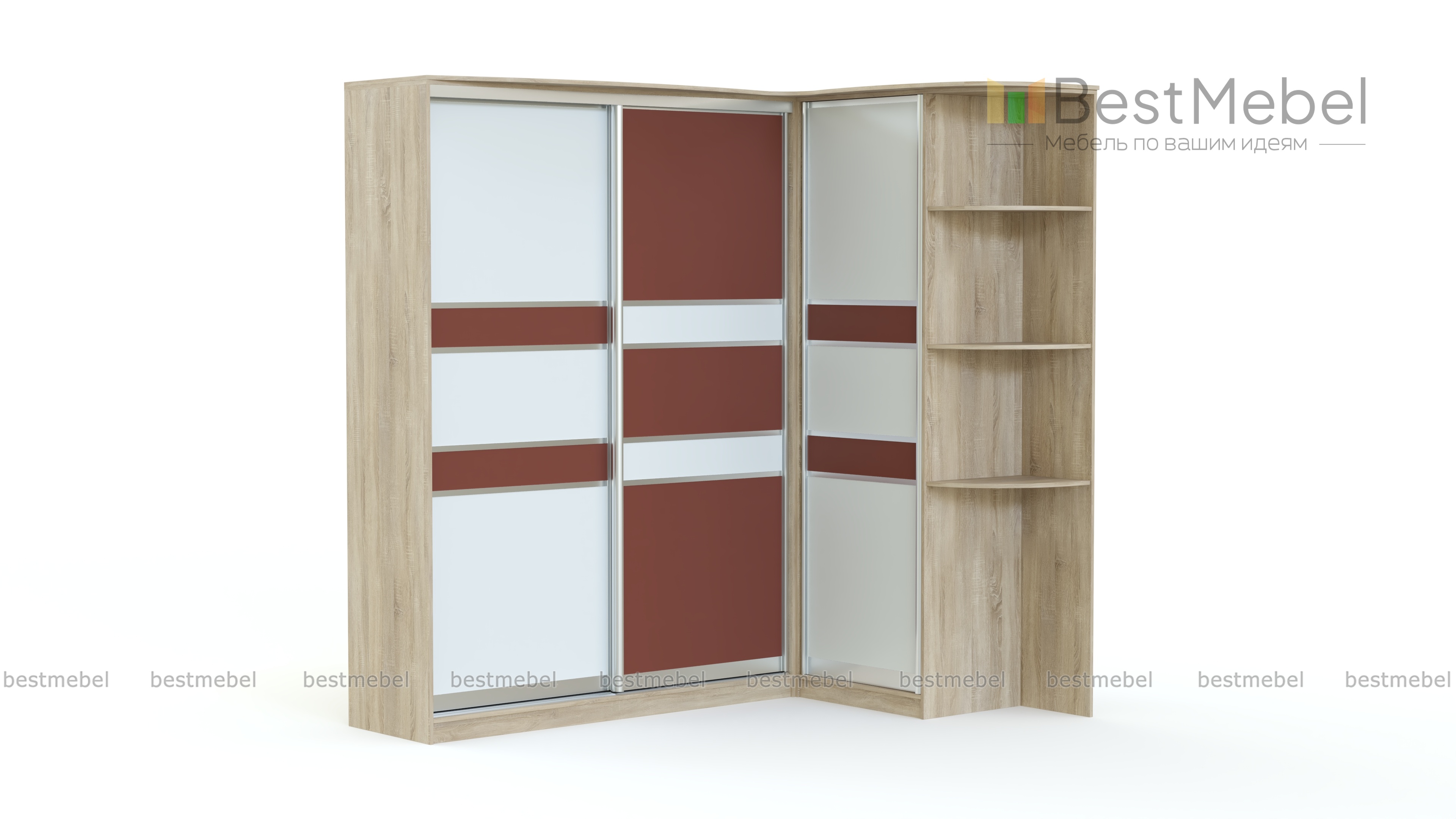 Угловой шкаф Композиция 91 BMS