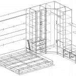 Схема сборки Шкаф-кровать с диваном Шелли 23 BMS