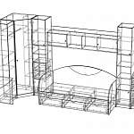 Чертеж Детская мебель Венди BMS
