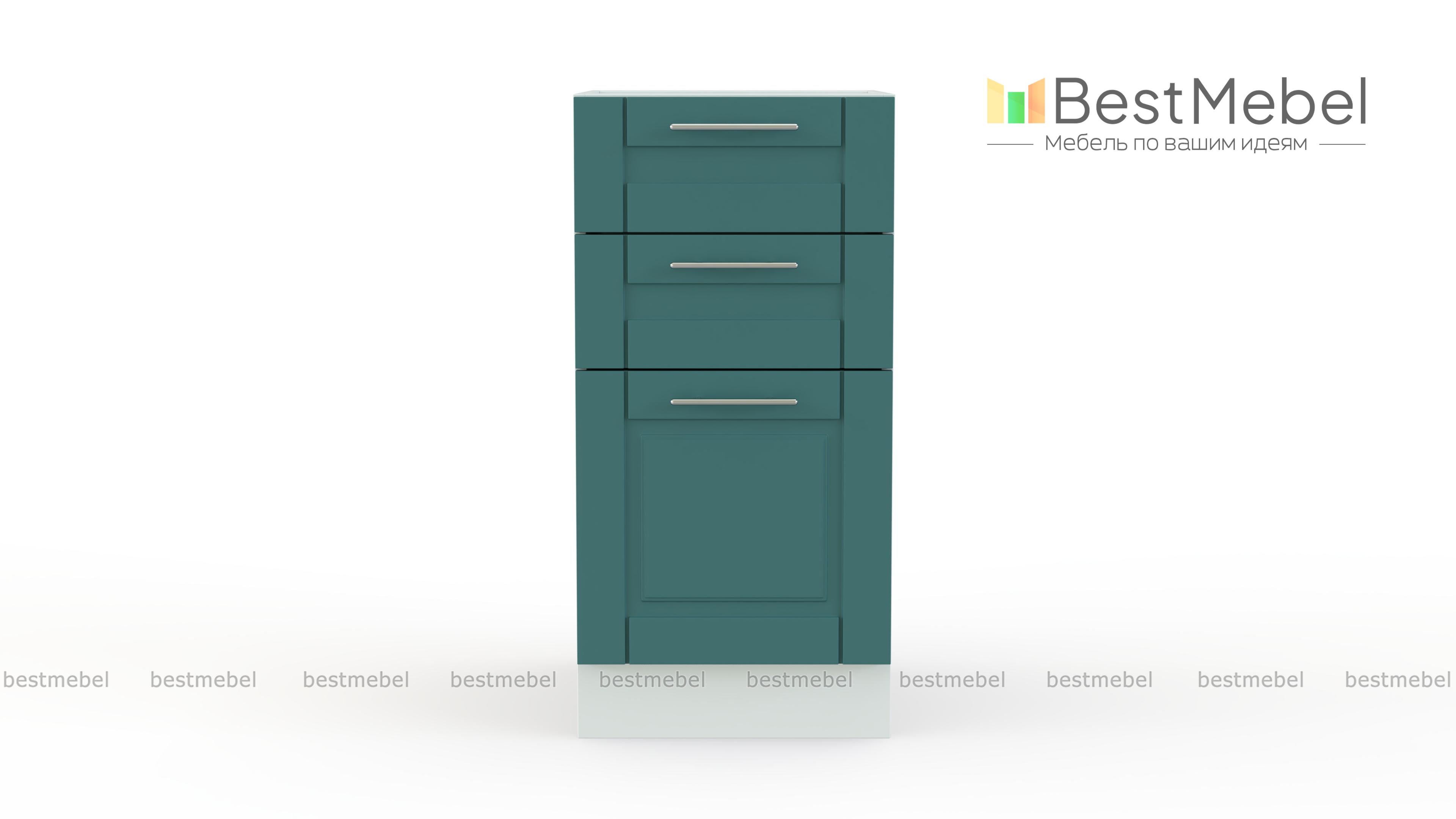 Шкаф нижний 3 ящика Палермо BMS - Фото