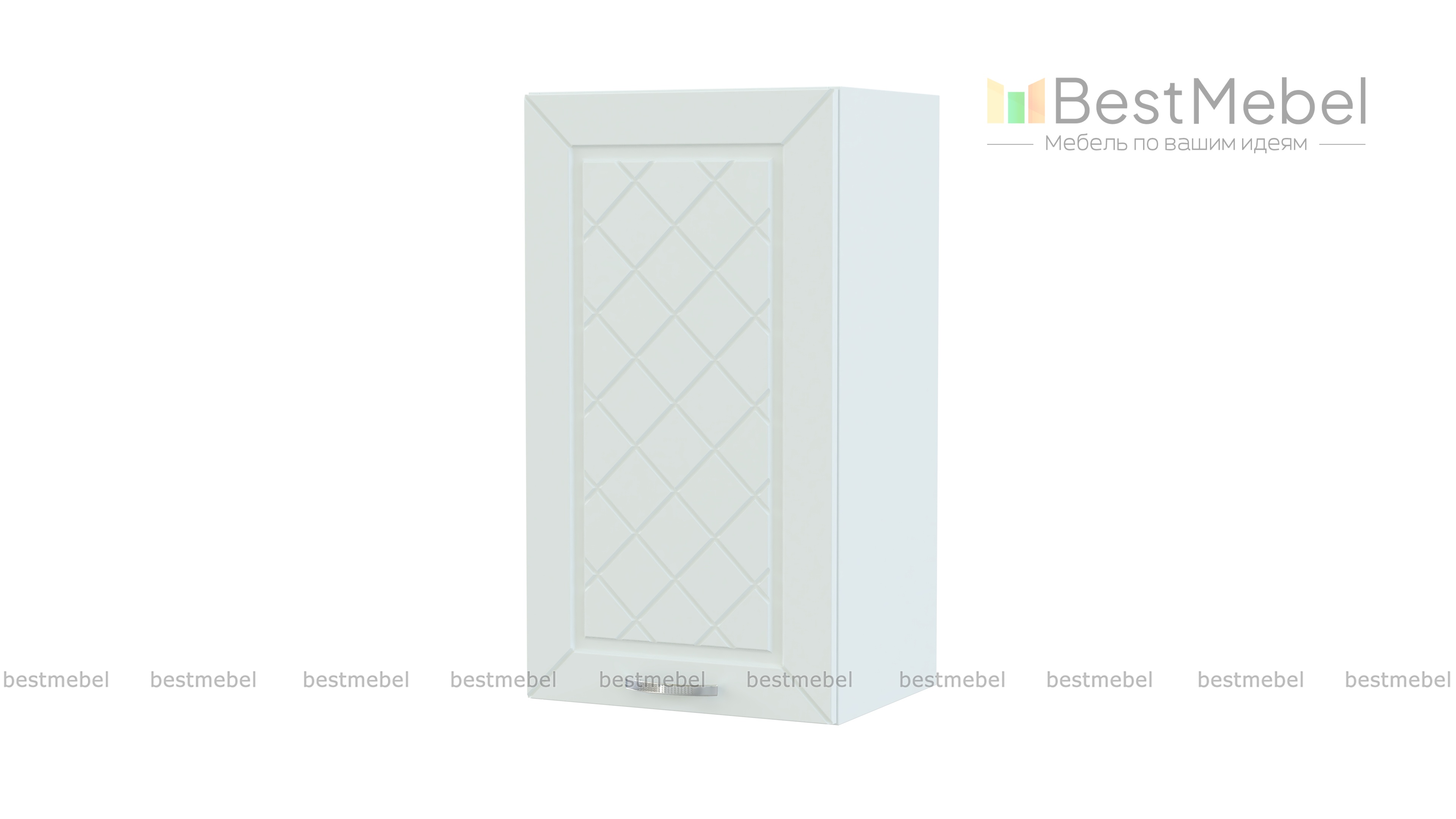 Шкаф верхний 1 дверь Агава BMS