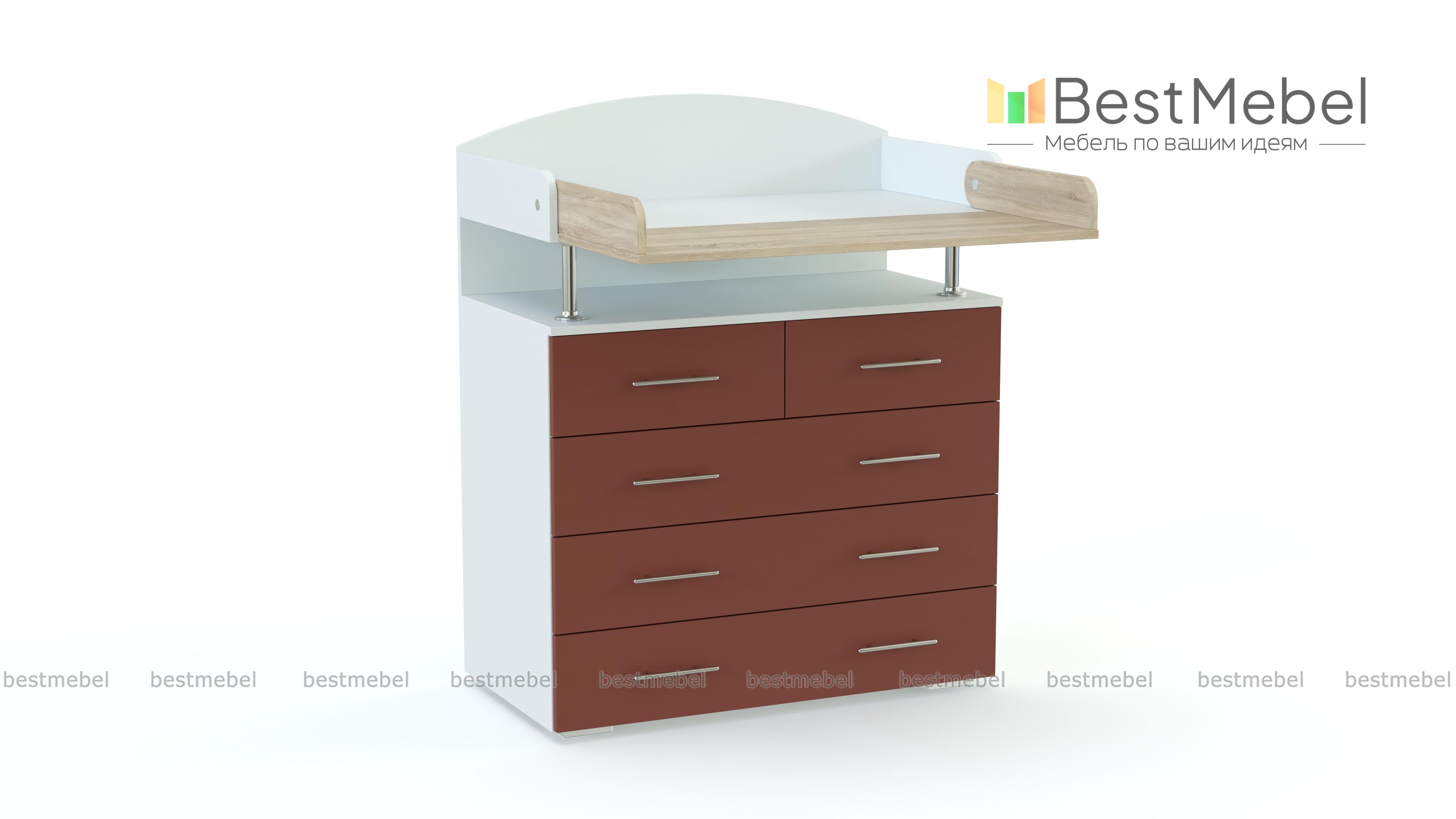 Комод пеленальный Луи Нео 7 BMS - Фото